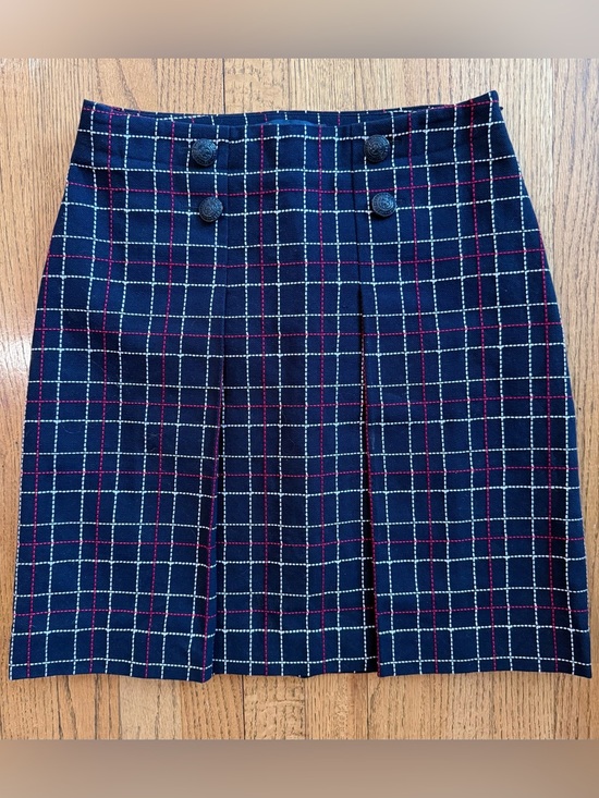 Brooks Brothers Dresses & Skirts - Brooks Brothers Nautical Sailor Americana Front Pleated Skirt Red Blue Size 2